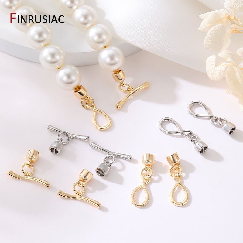 Pearl Necklace - Chiusure a ginocchiera OT con simbolo