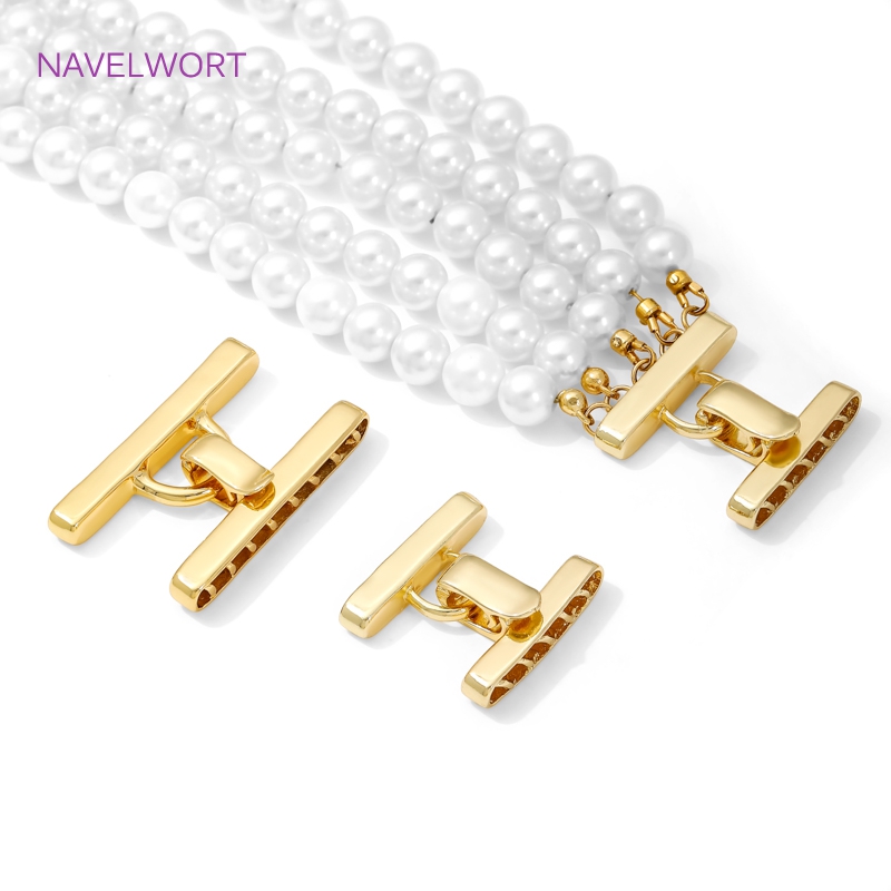 Pearl Necklace - Chiusura per collana multifilo Connettore per