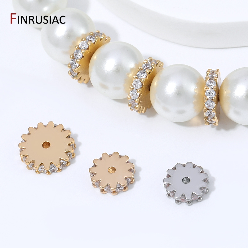 Pearl Necklace - Perle distanziatrici a forma di ingranaggio