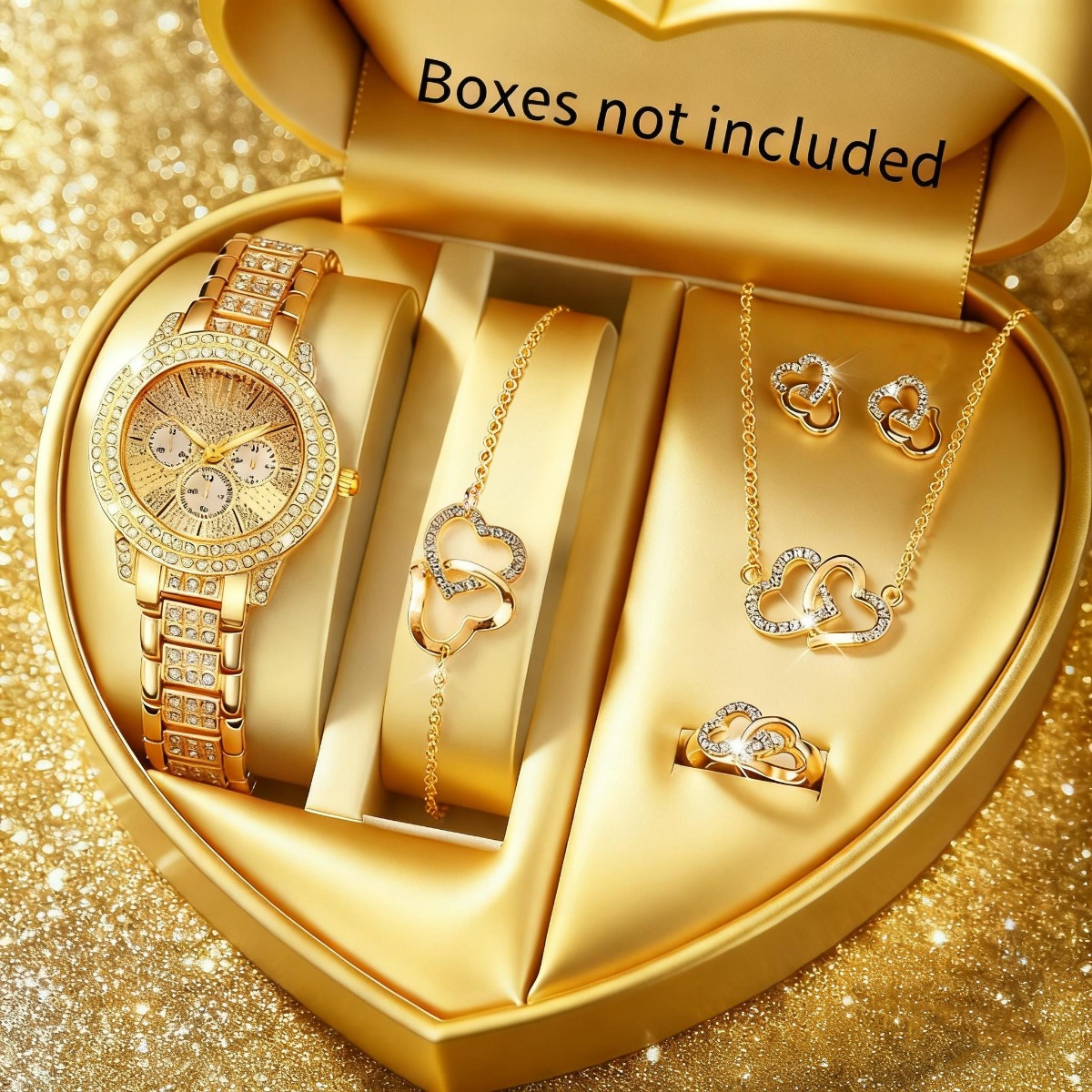 6 pezzi di lusso strass orolog - Mystery Jewelry Jar Watches recensione e prezzo