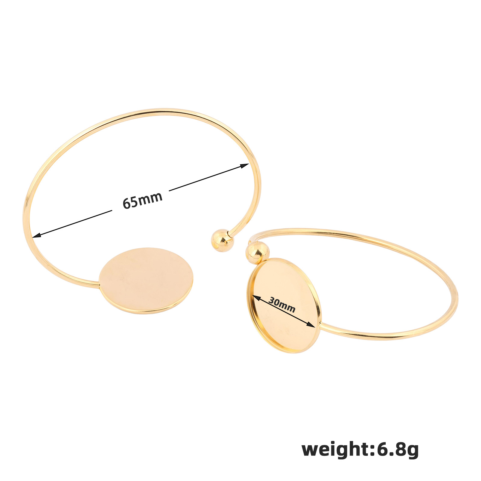 2 Pezzi Base per Bracciali a P - Cuff Bangle Bracelet recensione e prezzo