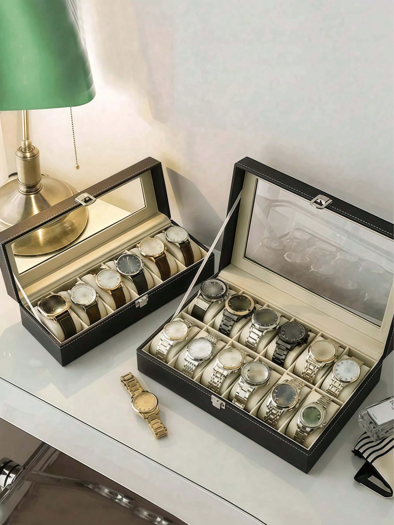 Scatola Porta Orologi in Pelle - Jewelry And Watches Box recensione e prezzo