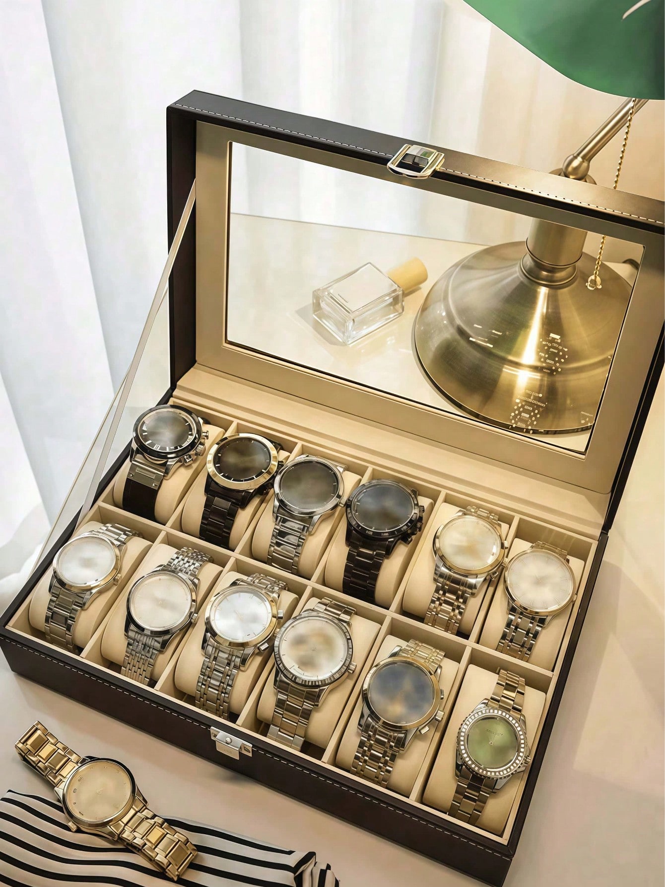 Scatola Porta Orologi in Pelle - Jewelry And Watches Box recensione e prezzo