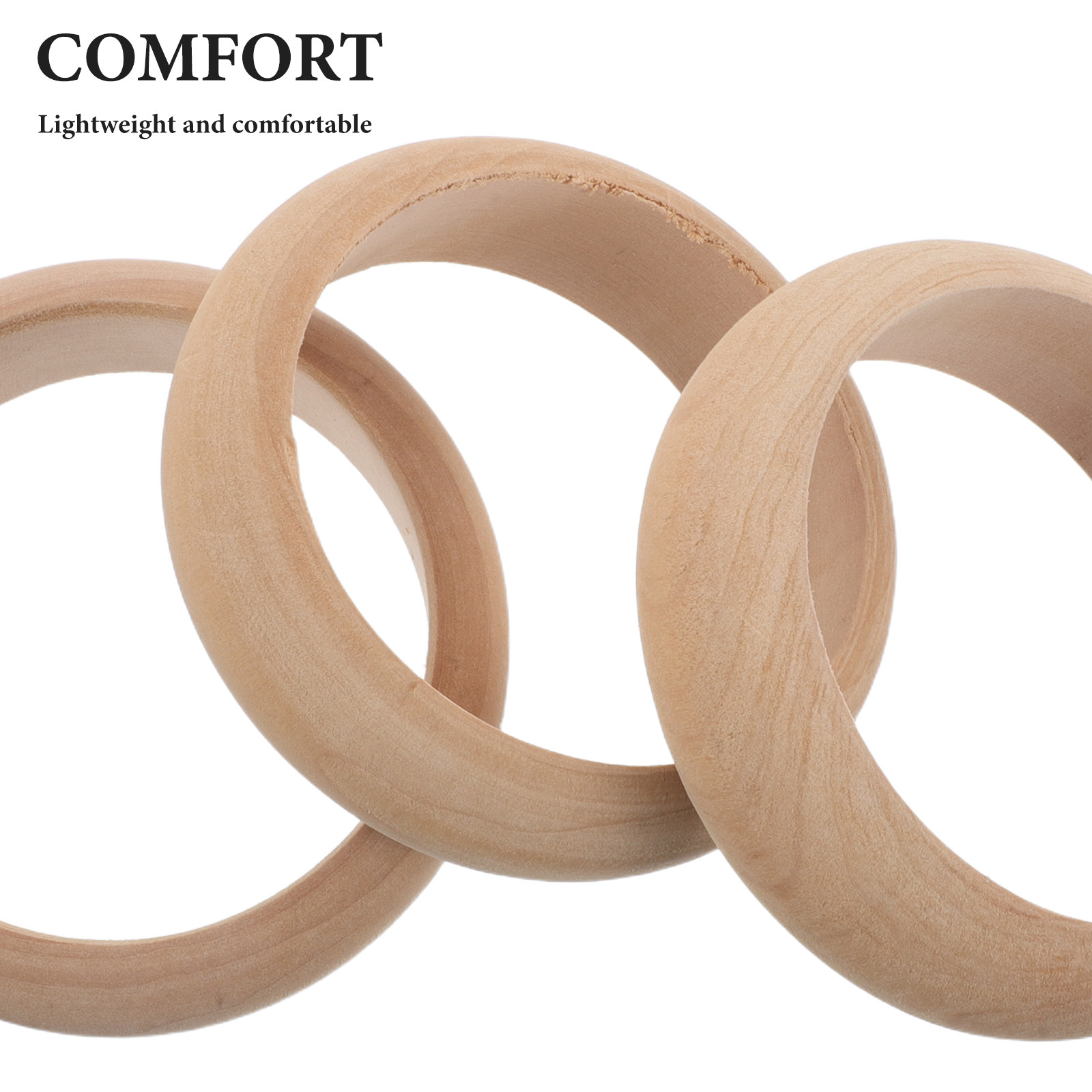 4 Pezzi di Bracciali in Legno  - Cuff Bangle Bracelet recensione e prezzo